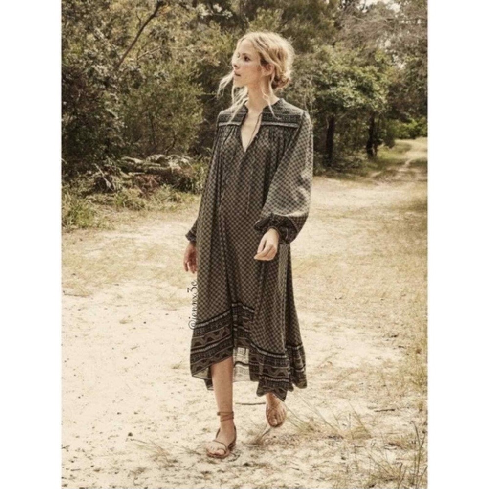Dôen Silk Vista Medallion Print Dress Size XS